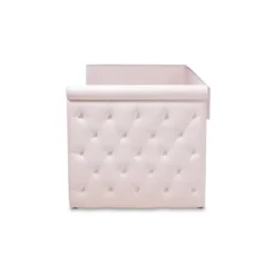 Amaya Velvet Daybed With Trundle - Baxton Studio -DreamNest Store GUEST 78c42f74 7a47 4f2a 83c6 79a11d0c82e1