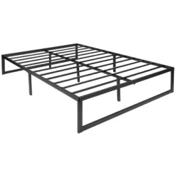 Merrick Lane 14 Inch Steel Bed Frame With Steel Slat Support For Any Mattress (No Box Spring Required) -DreamNest Store GUEST 78f1056f 7874 488a 8df5 d64c53a306d3 2