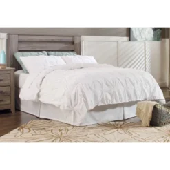 Zelen Panel Headboard Queen Warm Gray - Signature Design By Ashley