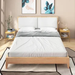 2 PCS 2-Tier Bedside End Table Bamboo Nightstand For Living Room Bedroom -DreamNest Store GUEST 794853c8 5fb0 4efc 8d09 40a733518fb0