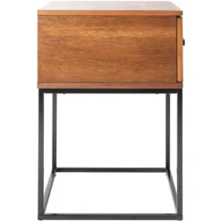Marquise 1 Drawer Nighstand - Brown - Safavieh -DreamNest Store GUEST 7a033c2e a8b1 4279 abfa 29d097c432ad