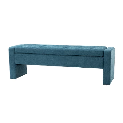 Jaime 55.1" Wide Storage Bench | ARTFUL LIVING DESIGN 1 Jaime 55.1" Wide Storage Bench | ARTFUL LIVING DESIGN