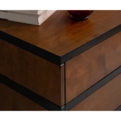 Mid-Century Modern 6 Drawer Dresser Walnut - Linon -DreamNest Store GUEST 7c7847f4 1a7a 4dae 8ca7 344d6283495d