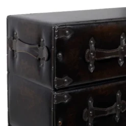 Traditional 6 Drawer Faux Leather Chest Black - Olivia & May 22 Traditional 6 Drawer Faux Leather Chest Black - Olivia & May -DreamNest Store GUEST 7cc51159 4bfc 45bd bb4f 56225d894e44