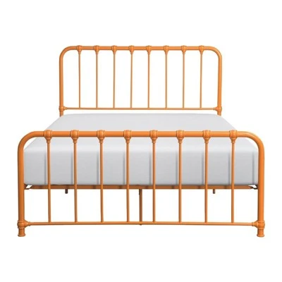 Bethany Queen Metal Platform Bed In Orange - Lexicon 2 Bethany Queen Metal Platform Bed In Orange - Lexicon - Image 2
