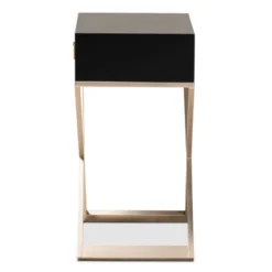 1 Drawer Patricia Brass Tone Metal Nightstand - Baxton Studio 12 1 Drawer Patricia Brass Tone Metal Nightstand - Baxton Studio -DreamNest Store GUEST 7e0c1ffd c981 417a b53c 27c1229c5f94