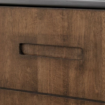 Randy Decorative/Buffet Cabinet Black/Walnut - Angelo:HOME 6 Randy Decorative/Buffet Cabinet Black/Walnut - Angelo:HOME - Image 6