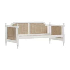Twin Melanie Upholstered Daybed White Fabric - Hillsdale Furniture -DreamNest Store GUEST 7e918a46 18c8 4904 a20a 745d01705667