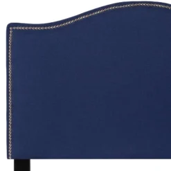 Emma And Oliver Upholstered Twin Size Headboard With Nailtrim In Navy Fabric -DreamNest Store GUEST 7ed1957d 9031 45bd be5b 2c271478dc01