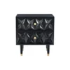 2 Drawer Geo Textured Nightstand - Linon