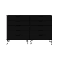 Rockefeller 10 Drawer Double Tall Dresser - Manhattan Comfort -DreamNest Store GUEST 8025aacc 743d 4a0c bc75 1f0f1d48f155