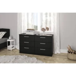 Juliette 6 Drawer Dresser - Polifurniture -DreamNest Store GUEST 805cab20 3d6b 42ad 8865 cbfcf685284b