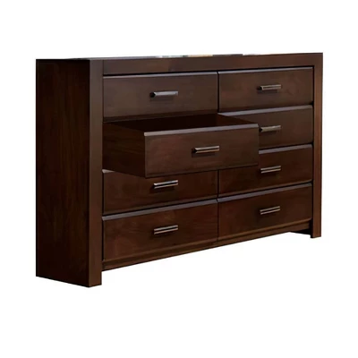 59" Oberreit Dresser Walnut - Acme Furniture 1 59" Oberreit Dresser Walnut - Acme Furniture