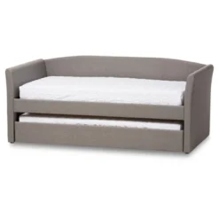 Twin Camino Modern And Contemporary Faux Leather Upholstered Daybed With Guest Trundle Bed - Baxton Studio -DreamNest Store GUEST 81371f9a 7abc 4186 bdc5 10b187ea8a84