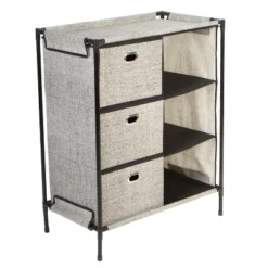 Simplify 6 Grid Storage Organizer Black