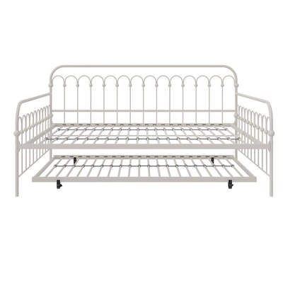 Twin Bright Pop Metal Daybed With Roll Out Trundle - Novogratz 4 Twin Bright Pop Metal Daybed With Roll Out Trundle - Novogratz - Image 4