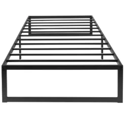 14" Branden Minimalist Steel Platform Bed Frame Black - Taylor & Logan 17 14" Branden Minimalist Steel Platform Bed Frame Black - Taylor & Logan -DreamNest Store GUEST 828a0707 2407 4b51 b48e 8b0a005c4da0
