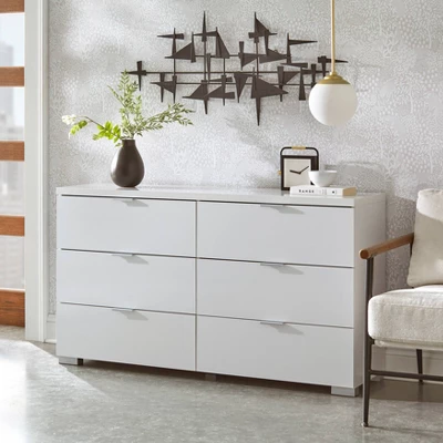 Zuri Six Drawer Chest White - Buylateral 1 Zuri Six Drawer Chest White - Buylateral