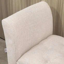 HOMCOM End Of Bed Bench With Button Tufted Design, Upholstered Bench With Arms And Solid Wood Legs For Bedroom -DreamNest Store GUEST 82d55e92 0c71 408e b581 a47d2c2da548