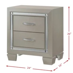 Glamour Youth Nightstand Champagne - Picket House Furnishings 11 Glamour Youth Nightstand Champagne - Picket House Furnishings -DreamNest Store GUEST 83a73ed5 c69c 44e0 8aa2 73d7c8a58110