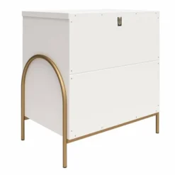 Anastasia Nightstand White - CosmoLiving By Cosmopolitan -DreamNest Store GUEST 844cabf6 2235 4fe7 bc81 702e3335bbd3