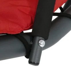 Sunnydaze Decor Sunnydaze Outdoor Hanging Chaise Floating Lounge Chair With Canopy Umbrella And Stand -DreamNest Store GUEST 84688a6d 9030 491a aae1 e844a5015fe5