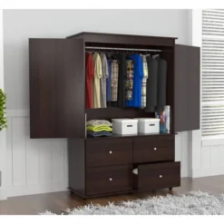 70.9" Video Combo Armoire Espresso - Inval -DreamNest Store GUEST 859e899f 6e29 456b b4cb c3e48f46ad43