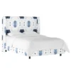 Lauran Wingback Bed In Patterns - Skyline Furniture