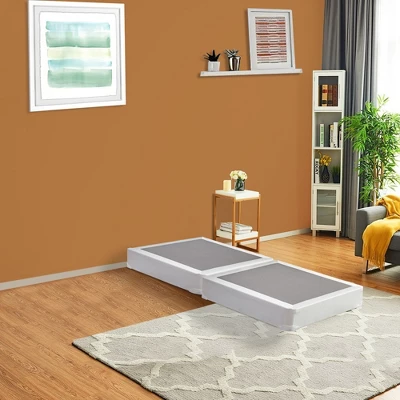 Continental Sleep, 4-Inch Fully Assembled Wood Split Low Profile Traditional Box Spring/Foundation For Mattress Set, 1 Continental Sleep, 4-Inch Fully Assembled Wood Split Low Profile Traditional Box Spring/Foundation For Mattress Set,