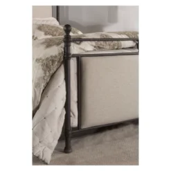 Ashley Metal And Upholstered Bed Set Linen Stone Fabric/Rustic Brown - Hillsdale Furniture 14 Ashley Metal And Upholstered Bed Set Linen Stone Fabric/Rustic Brown - Hillsdale Furniture -DreamNest Store GUEST 88cce7e9 661a 4a38 b357 dac4029a4249