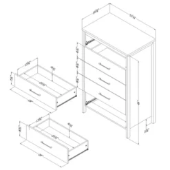 Gravity 5 Drawer Chest - South Shore -DreamNest Store GUEST 88d6035d 1d52 4047 9a3f a520c3761ed7