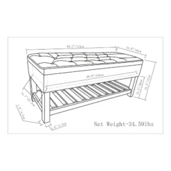 Riley Storage Ottoman Bench Faux Leather - WyndenHall -DreamNest Store GUEST 89dc0966 9f57 423b 8243 af614488e78a