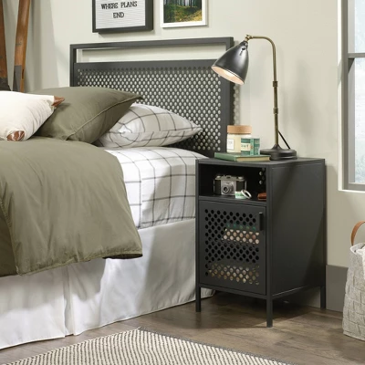 Boulevard Cafe Nightstand Black - Sauder 1 Boulevard Cafe Nightstand Black - Sauder