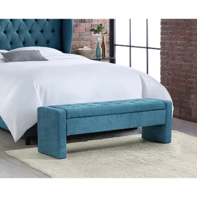 Jaime 55.1" Wide Storage Bench | ARTFUL LIVING DESIGN 10 Jaime 55.1" Wide Storage Bench | ARTFUL LIVING DESIGN - Image 10