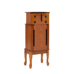 Marie Jewelry Armoire Oak - Powell Company -DreamNest Store GUEST 8bd5e431 2396 4b02 88e9 158668a5880b