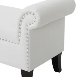 Jennifer Taylor Home Kathy Roll Arm Entryway Accent Bench -DreamNest Store GUEST 8d03fc65 4969 4836 9e3e 47c75cc656e6