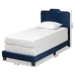 Benjen Glam Velvet Fabric Upholstered Panel Bed - Baxton Studio 13 Benjen Glam Velvet Fabric Upholstered Panel Bed - Baxton Studio -DreamNest Store GUEST 8d13ae0c 2d7b 483c 8fff f1266fea244b