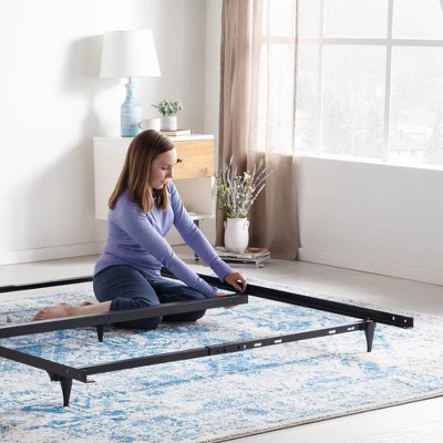 Adjustable Metal Bed Frame With Center Support & Glides - Brookside 4 Adjustable Metal Bed Frame With Center Support & Glides - Brookside - Image 4