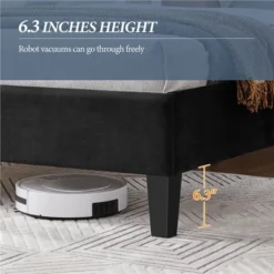 Yaheetech Upholstered Bed Frame With Built-In USB Ports -DreamNest Store GUEST 8eb04547 6483 41ca a106 cb5e64ec6b25