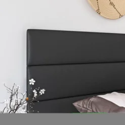 Caprice Faux Leather Channel Upholstered Platform Bed - Eco Dream -DreamNest Store GUEST 8f0063a6 547c 43e8 9096 dd3a5e04efb2