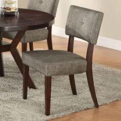 Se Of 2 20" Drake Dining Chairs Gray Fabric/Espresso - Acme Furniture 7 Se Of 2 20" Drake Dining Chairs Gray Fabric/Espresso - Acme Furniture -DreamNest Store GUEST 8f0392d9 eb51 4be2 993d 4bec3e3b4d8a