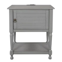 Nightstand With USB Charging Port, Cabinet With Two Built-in Shelves And One Open Storage - ModernLuxe -DreamNest Store GUEST 8f3bc6aa 7ccf 40b3 96b2 17c94d6e88a7