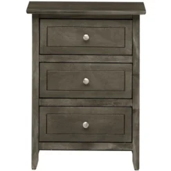 Passion Furniture Daniel 3-Drawer Nightstand (25 In. H X 15 In. W X 19 In. D) -DreamNest Store GUEST 8f98d37e 2cbc 4245 9406 09ac94c4318c