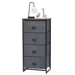 Costway 4 Drawers Dresser Chest Storage Tower Side Table Display Home Furniture -DreamNest Store GUEST 8fd6d144 5654 4eca 8dbd d375cb1bce66