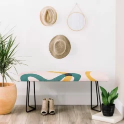 ThirtyOne Illustrations Streamers Bench Pink - Deny Designs -DreamNest Store GUEST 8ffde52e e673 4ea8 9d5c 5b5c14aba506