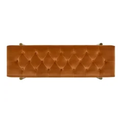 Jennifer Taylor Home Aria Upholstered Gold Accent Bench -DreamNest Store GUEST 90b5b389 cae8 4203 b76d 0e00e55669ec