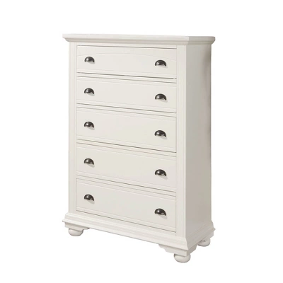 Aiden Cottage 5-Drawer Chest White - Picket House Furnishings 1 Aiden Cottage 5-Drawer Chest White - Picket House Furnishings
