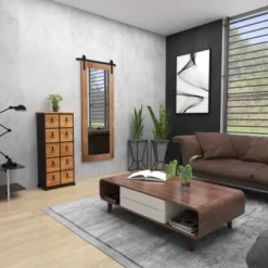 Wood 10 Drawer Footed Chest Olivia & May -DreamNest Store GUEST 91e0a0f4 28fc 43c9 b28e 336359085397