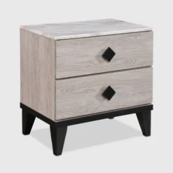 Micah 2 Drawer Nightstand - Adore Decor -DreamNest Store GUEST 9223cdc0 46cb 4b13 ac71 5531fb8ce4ef