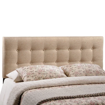 Emily Upholstered Fabric Headboard - Modway 3 Emily Upholstered Fabric Headboard - Modway - Image 3